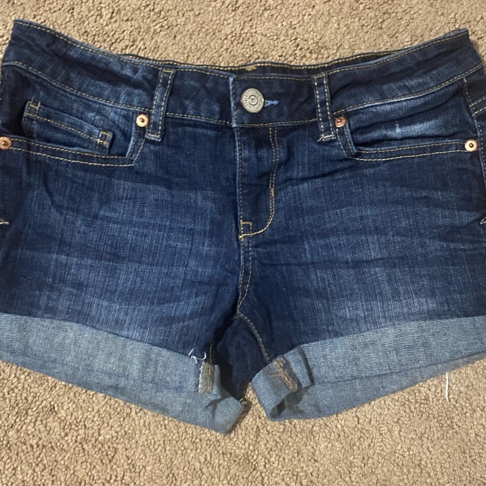 Aeropostale Dark Blue Jean Shorts